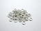 50 pieces, 6mm silver plated jump rings, open jump rings, silver connector, bulk silver jump rings,